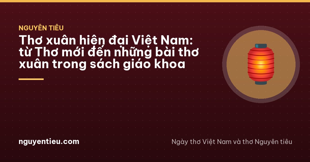 Spring drizzle over a northern Vietnamese village lane, purple chinaberry blossoms fallen on a brick path, a woman in a conical hat walking away, soft gray light